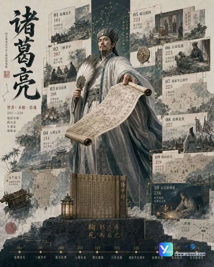 ChatGPT-Image-2:把历史人物的一生，做成一座能「读」的3D立像（附完整提示词）