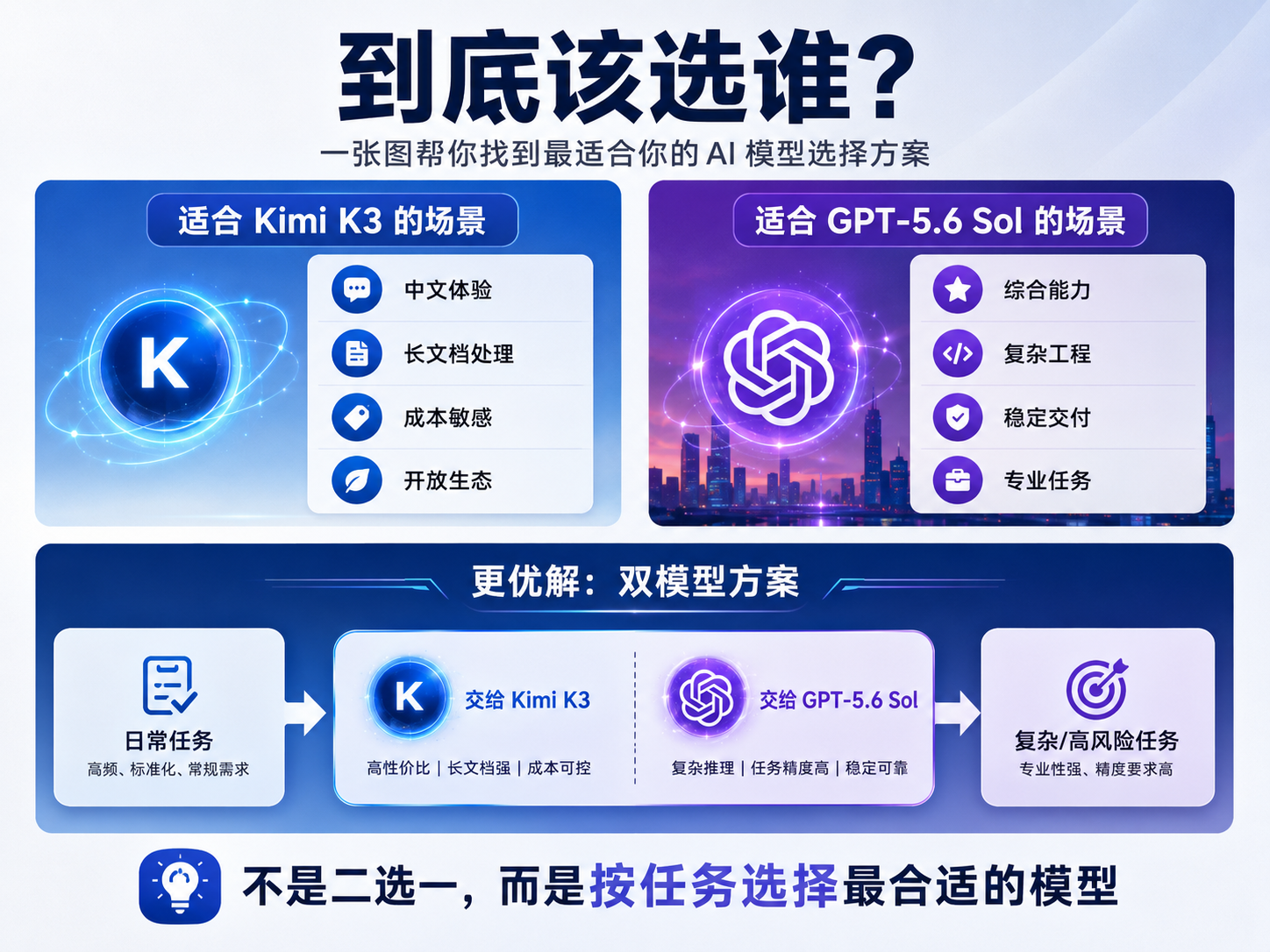 default-img.jpg 2.8 万亿参数 vs 闭源天花板:Kimi K3 离 GPT-5.6 Sol 还有几步?