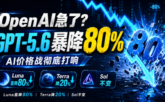 OpenAI急了?GPT-5.6刚上线就暴降80%,AI价格战彻底打响