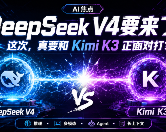 DeepSeek V4突然提速:Kimi K3刚登场,国产大模型新一轮对决就来了