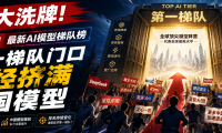 AI 大洗牌！08/31 最新模型梯队榜：第一梯队门口，已经挤满中国模型