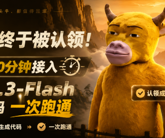 牛来”终于被认领!一步API 10分钟接入GLM-5.3-Flash,看图写代码一次跑通