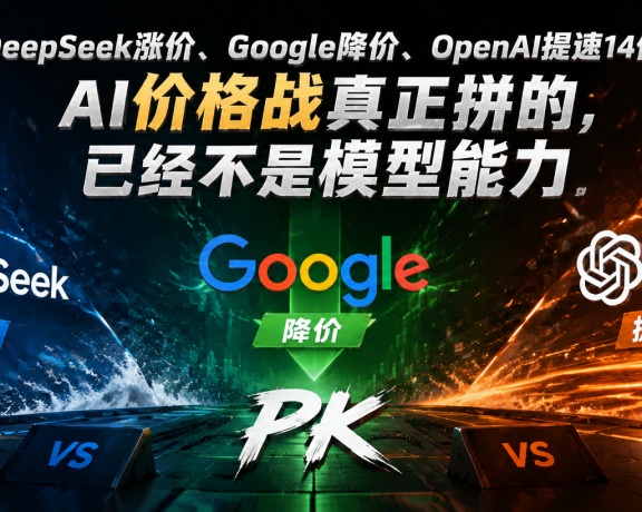 DeepSeek涨价、Google降价、OpenAI提速14倍:AI价格战真正拼的,已经不是模型能力