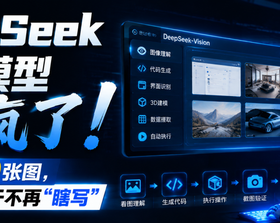 DeepSeek视觉模型杀疯了:1分钱看9张图,Agent终于不再“瞎写”!牛来竟然是它?