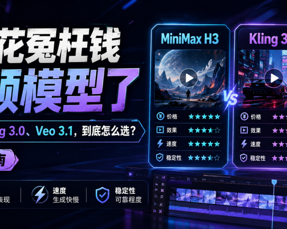 别再花冤枉钱试视频模型了:MiniMax H3、Kling 3.0、Veo 3.1,到底怎么选?