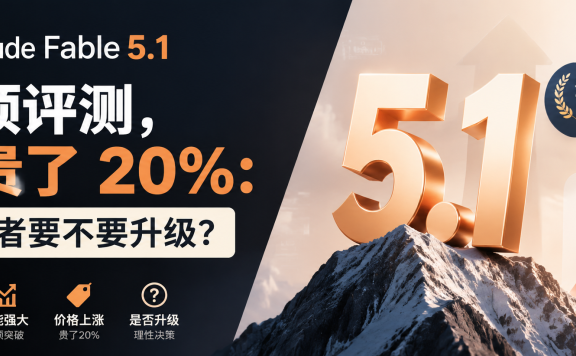 Claude Fable 5.1 登顶评测,却贵了 20%:开发者要不要升级?