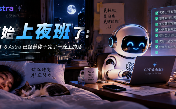 AI 开始“上夜班”了:一觉醒来,GPT-6 Astra 已经替你干完了一晚上的活
