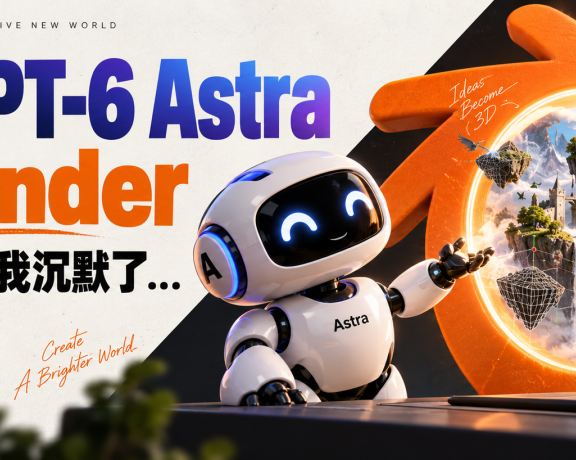 我让 GPT-6 Astra 玩 Blender，AI 的表现让我沉默了…